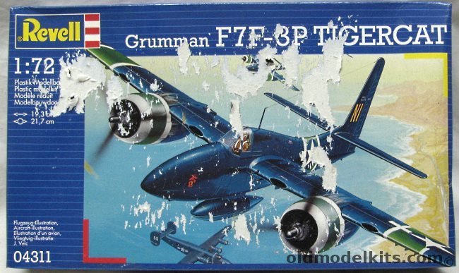 Revell 1/48 Grumman F7F-3P Tigercat, 04311 plastic model kit